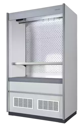 Witryna chłodnicza przyścienna z hakiem na mięso, szer. 1250 mm | CoolHead, VS12 1