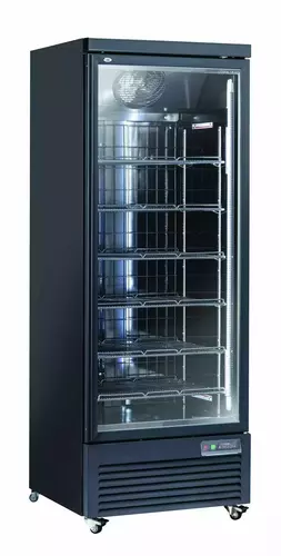 Szafa mroźnicza gastronomiczna czarna 560 l, 750x760x2040 mm | CoolHead, RFG750B 1
