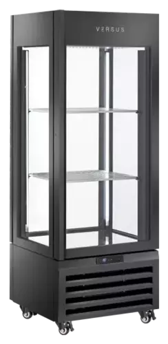 Witryna do wina panoramiczna czarna 440 l | CoolHead, RV404B 1