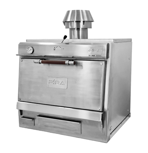 Piec grillowy węglowy SILVER 90 SD z drzwiami pełnymi, 910x795 mm | Pira, 500.106 1
