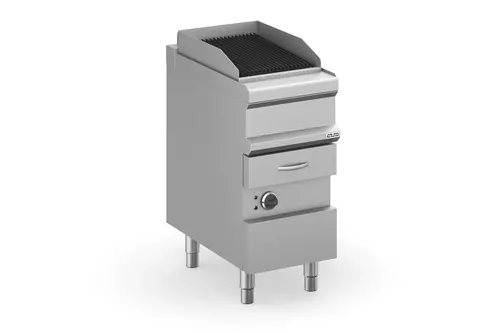 Grill wodny, elektryczny, na szafce z szufladą na wodę 400x700,  Magistra Plus 700 | Grafen, GRMWGE74A 1