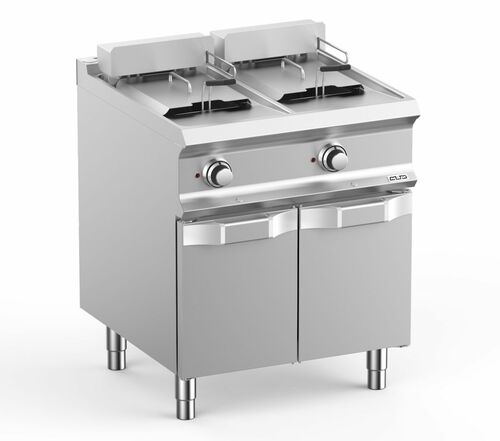 Frytownica elektryczna 2 x 12 l z szafką, linia DominaPro 700 | Grafen, GRFRBE77A 1