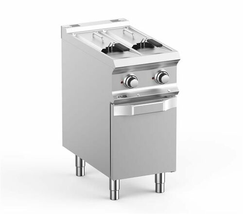 Frytownica elektryczna z szafka - 7l + 7l, linia DominaPro 700 | Grafen, GRFRE74A2V 1
