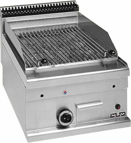Grill z lawą wulkaniczną do mięs 400x600, Minima 600 | MBM, GPL46 1