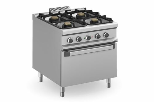 Kuchnia gazowa 4-palnikowa z piekarnikiem elektrycznym GN 2/1, Magistra Plus 900 | MBM, MFB98FEXL 1