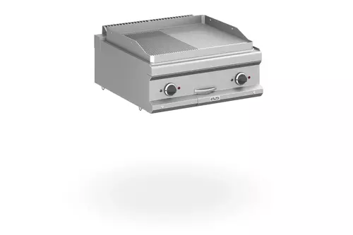 Płyta grillowa elektryczna, stołowa  700x700 - ryflowana,  Magistra Plus 700 | Grafen, GRMFTE77TR 1