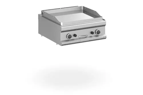 Płyta grillowa gazowa, stołowa  700x700 - gładka, chromowana,  Magistra Plus 700 | Grafen, GRMFTG77TLC 1