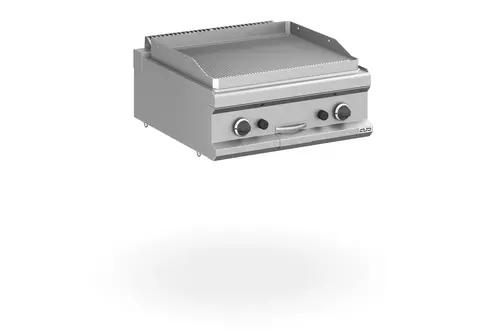 Płyta grillowa gazowa, stołowa  700x700 - ryflowana,  Magistra Plus 700 | Grafen, GRMFTG77TR 1