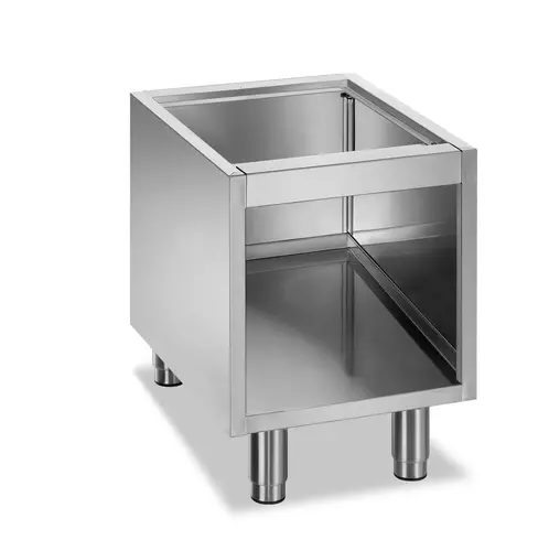 Podstawa z trzech stron zamknięta pod urządzenia stołowe linii MINIMA 600, wym.: 600x510x(H)580 mm | MBM, NSA66 1