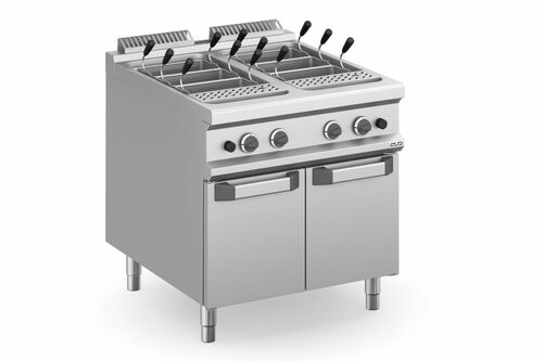 Urządzenie do gotowania makaronu i pierogów gazowe, na szafce - 40l+40l, Magistra 980 | MBM, MCPG98A 1